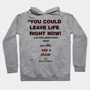 Stoics Marcus Aurelius Quote Hoodie